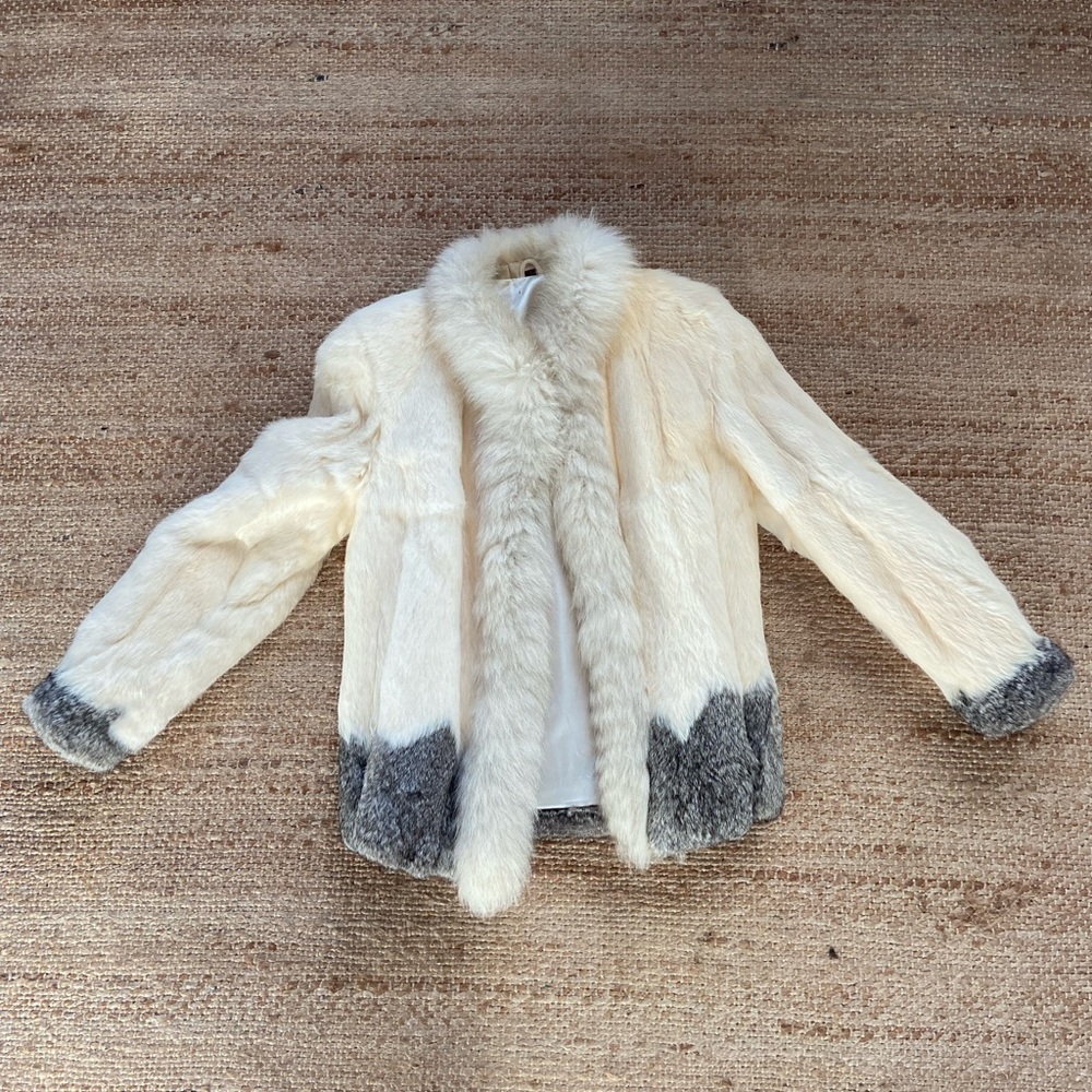 Vintage Rabbit Fur Coat